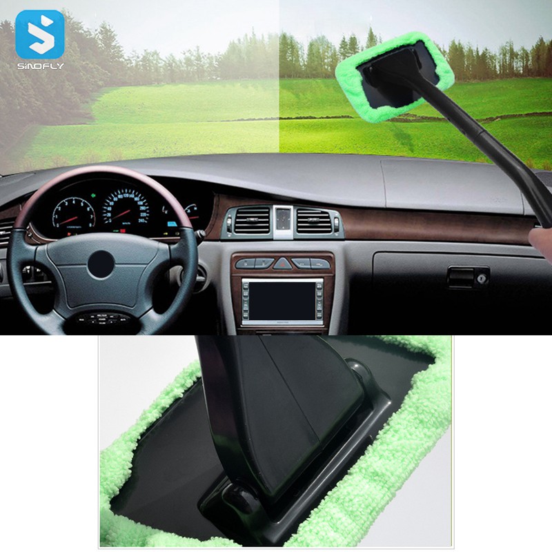 Car windshield cleaning defogging brush car glass wipe